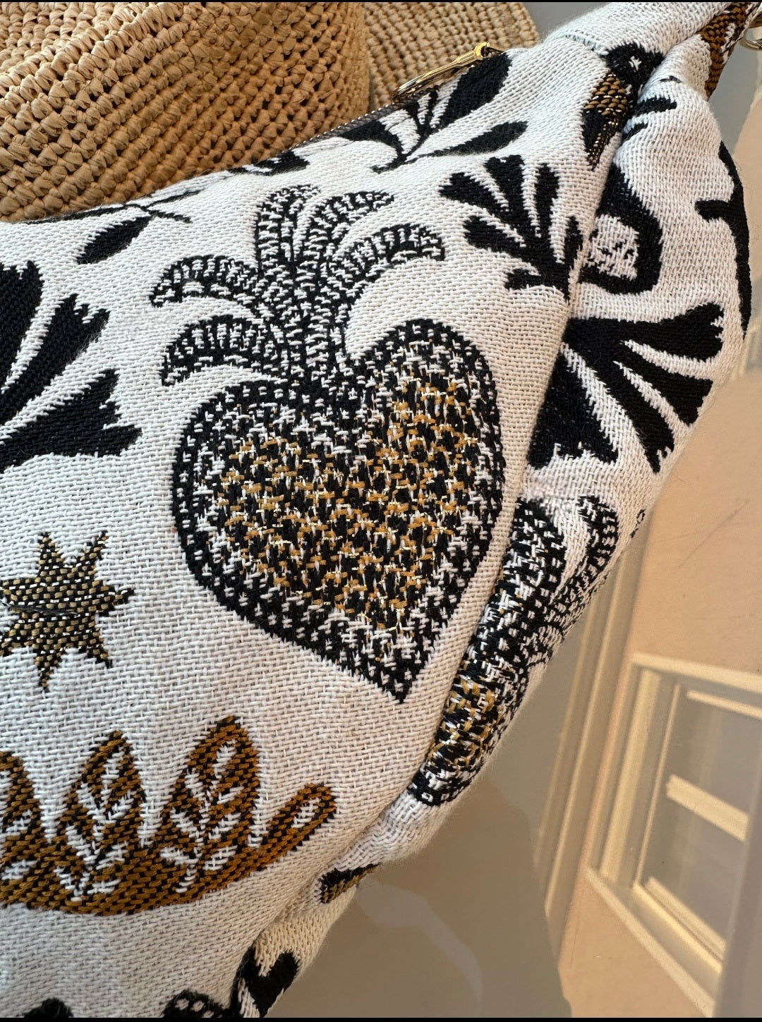 Sac demi-lune Jacquard Mage