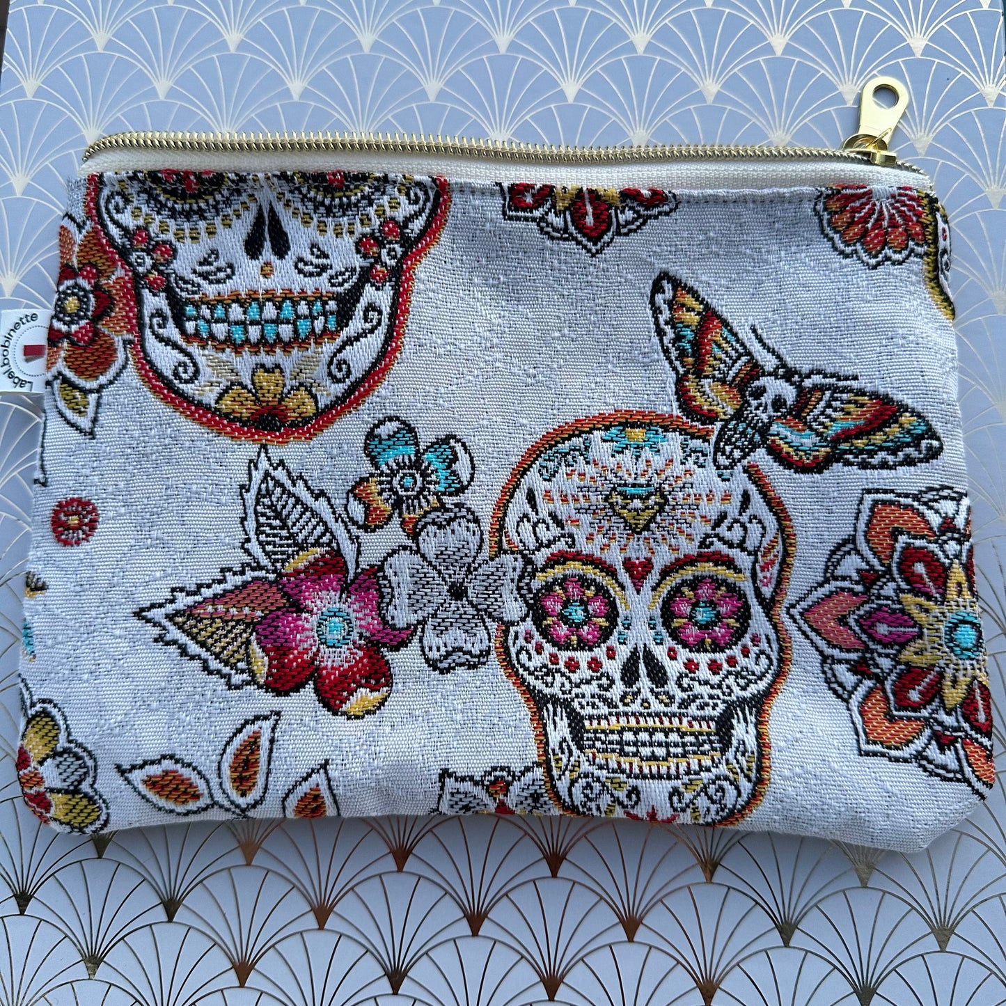 Pochette Cristobal fond blanc