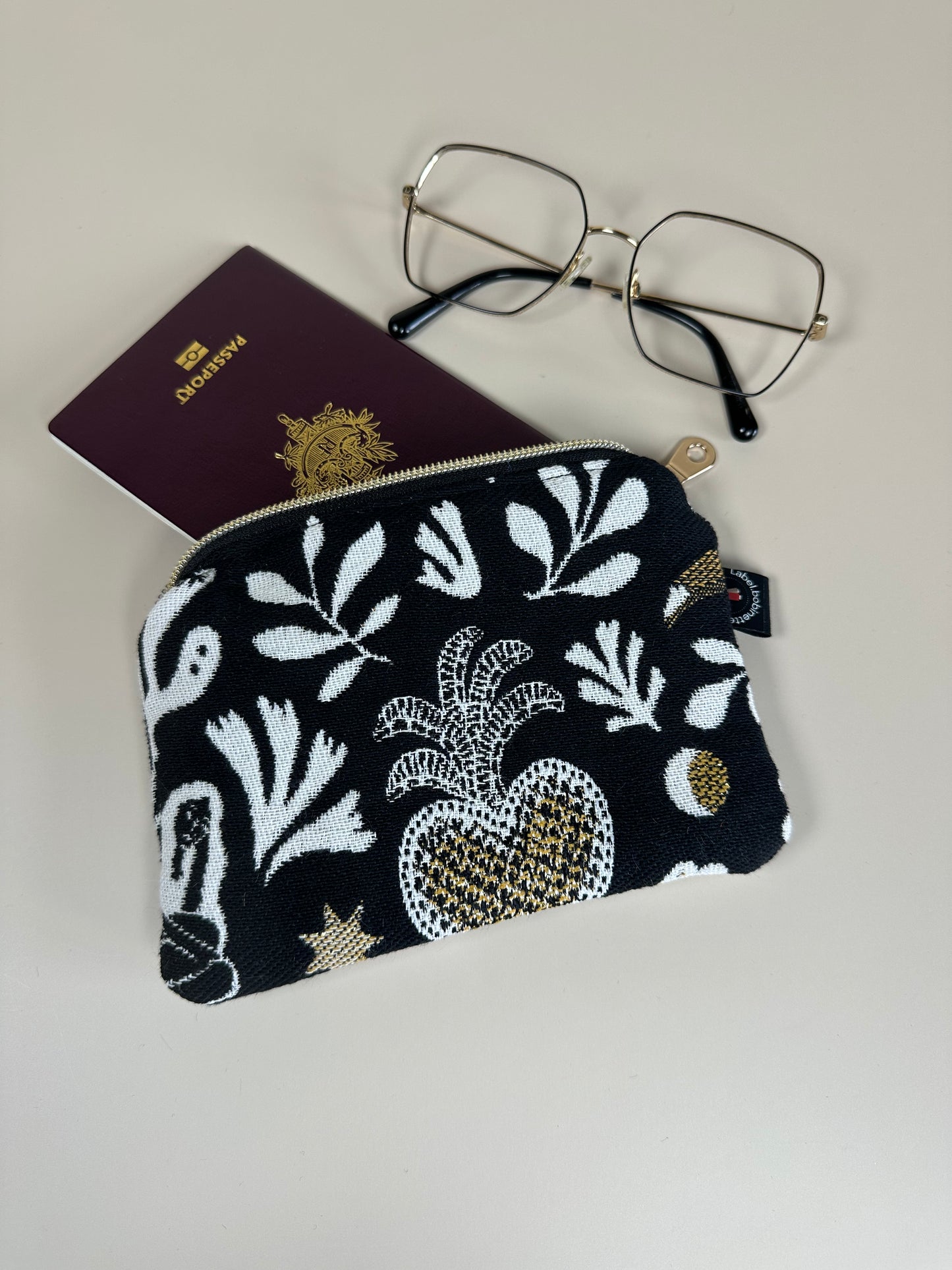 Porte carte Mage Noir