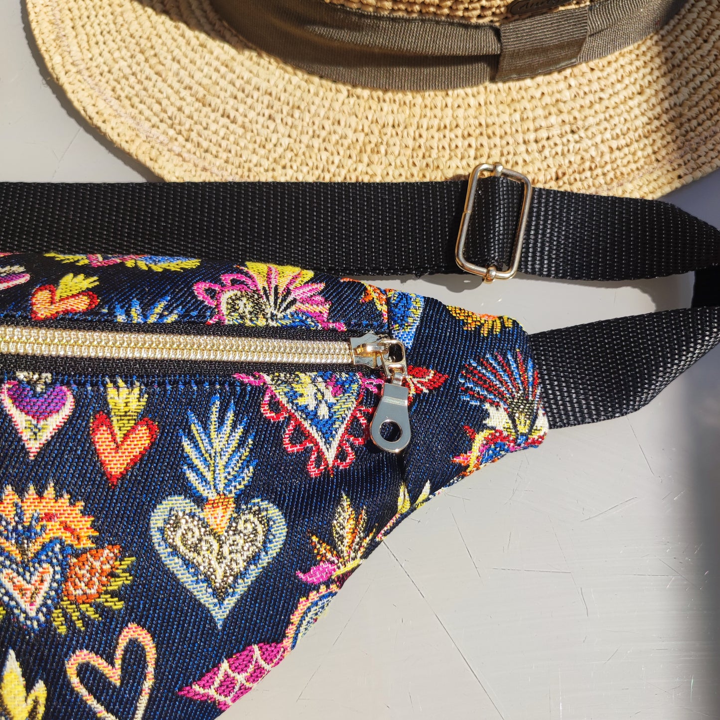 Sac banane Corazon Bleu Nuit