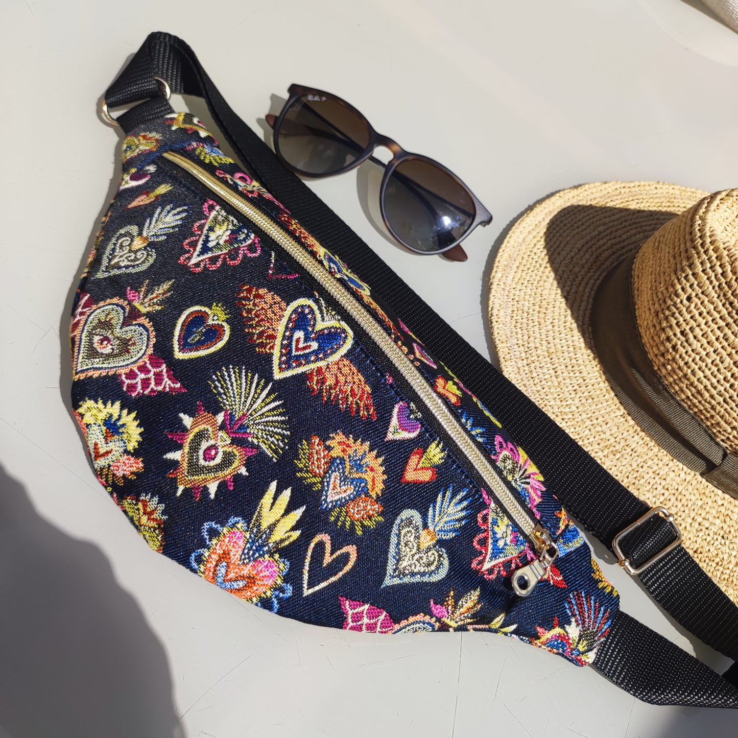 Sac banane Corazon Bleu Nuit