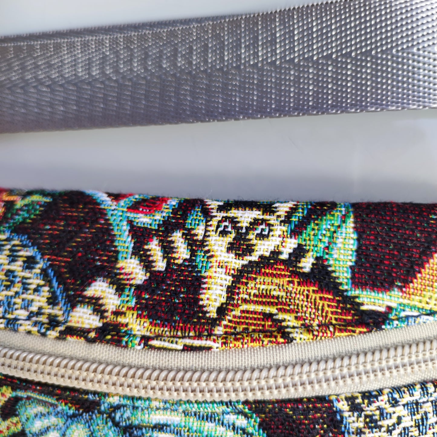 Sac Banane S Jacquard avec Panthère
