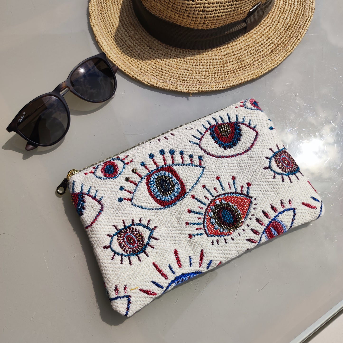 Pochette Regards ecru