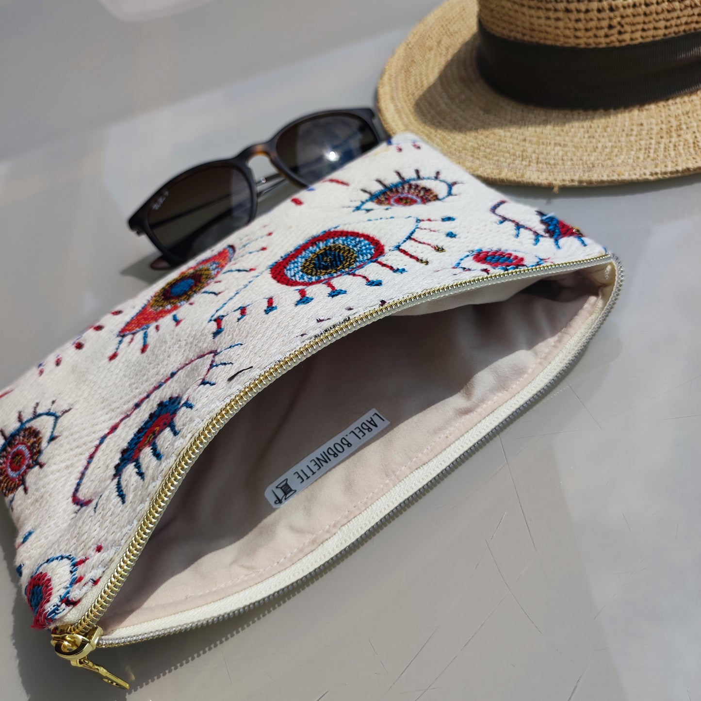 Pochette Regards ecru