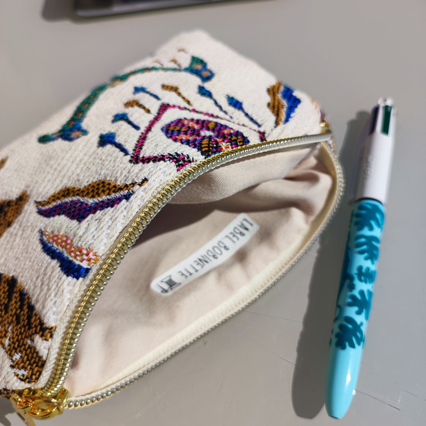 Porte-cartes jacquard Tibet