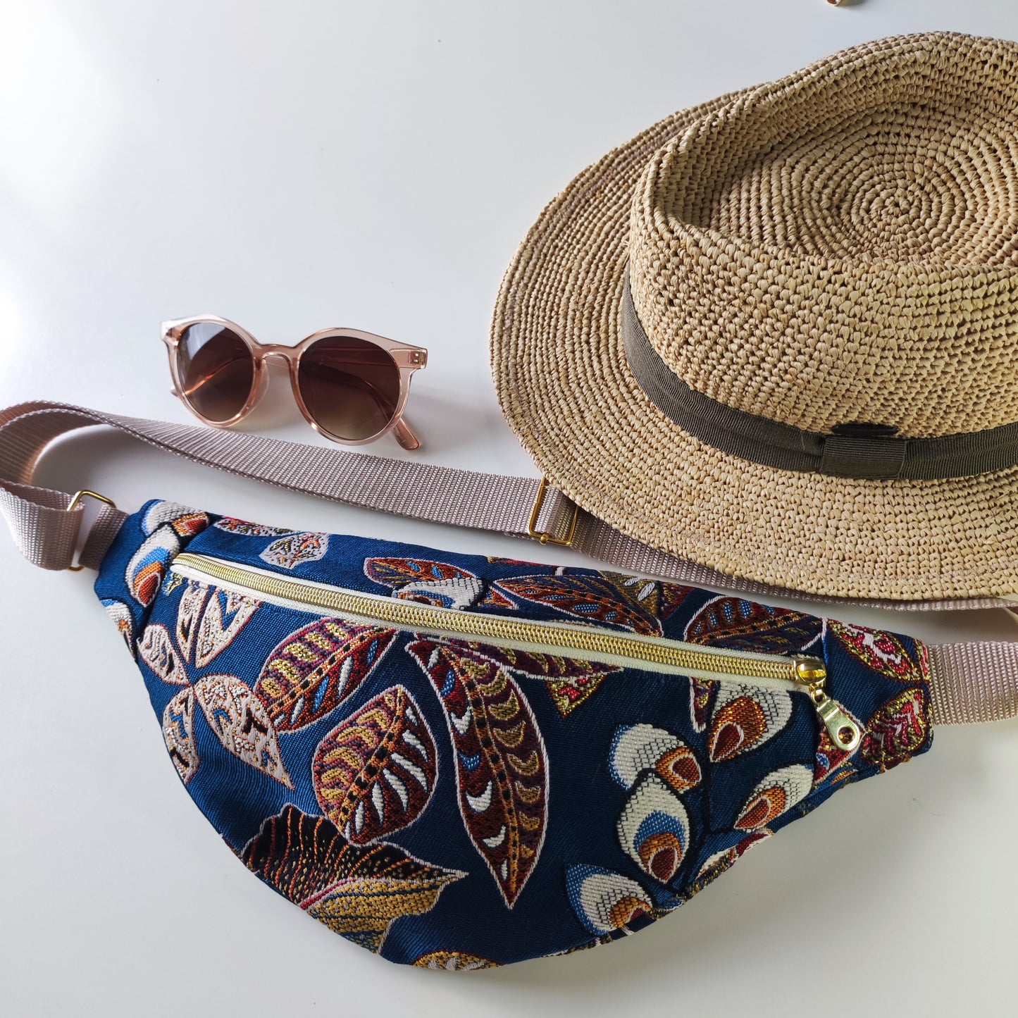 Sac banane Trésor bleu