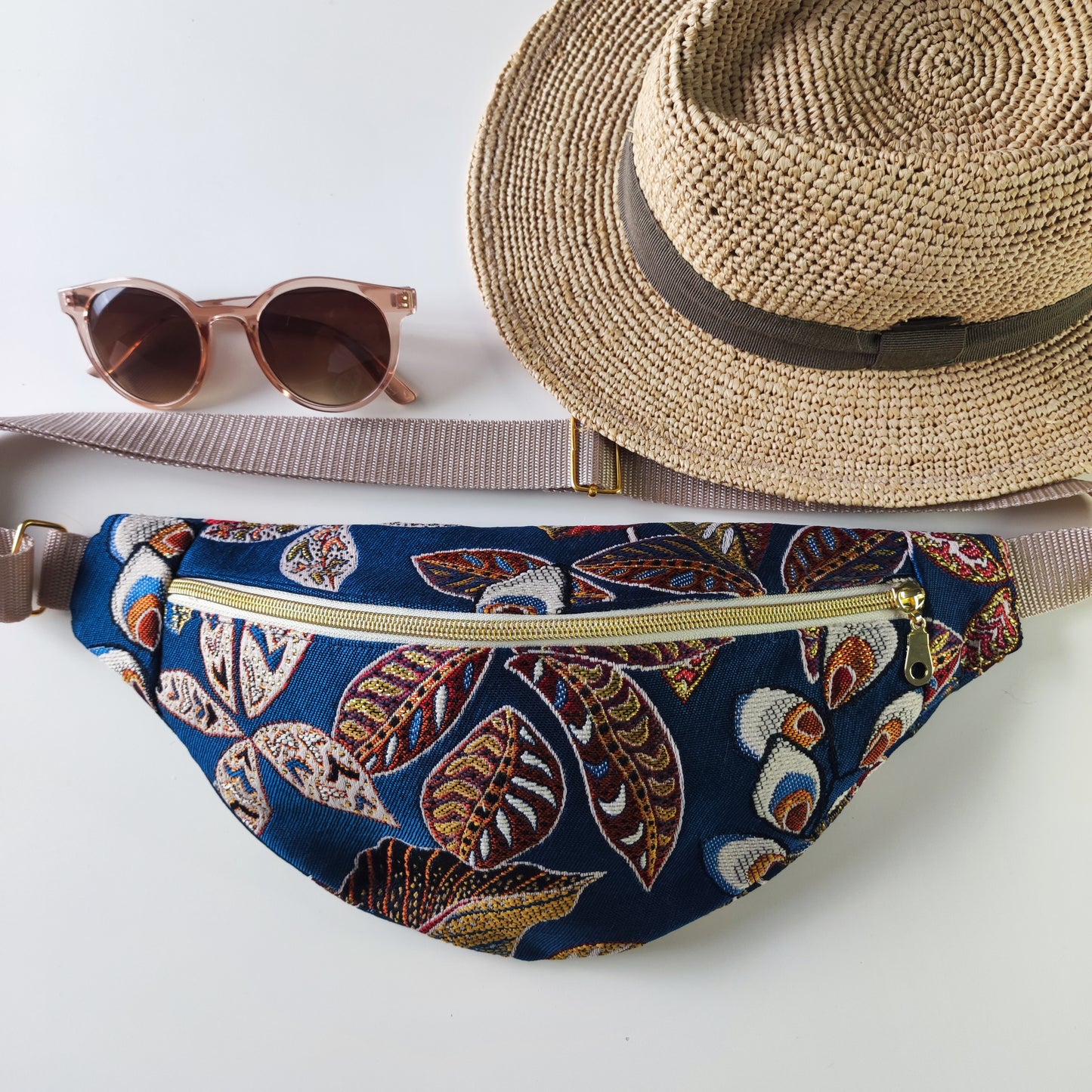Sac banane Trésor bleu