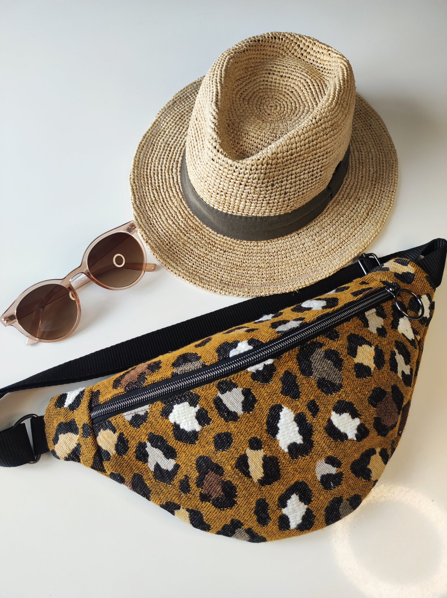Sac Banane M Jacquard Cougar