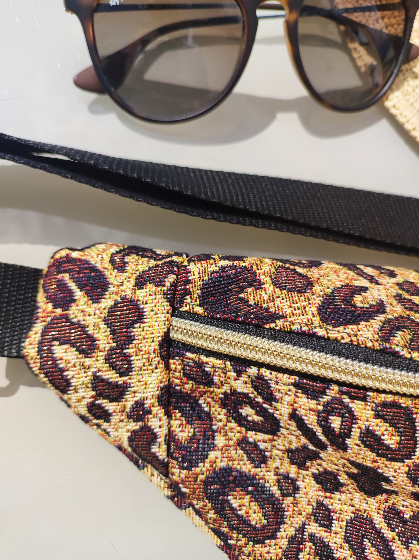 Sac banane Léopard irisé