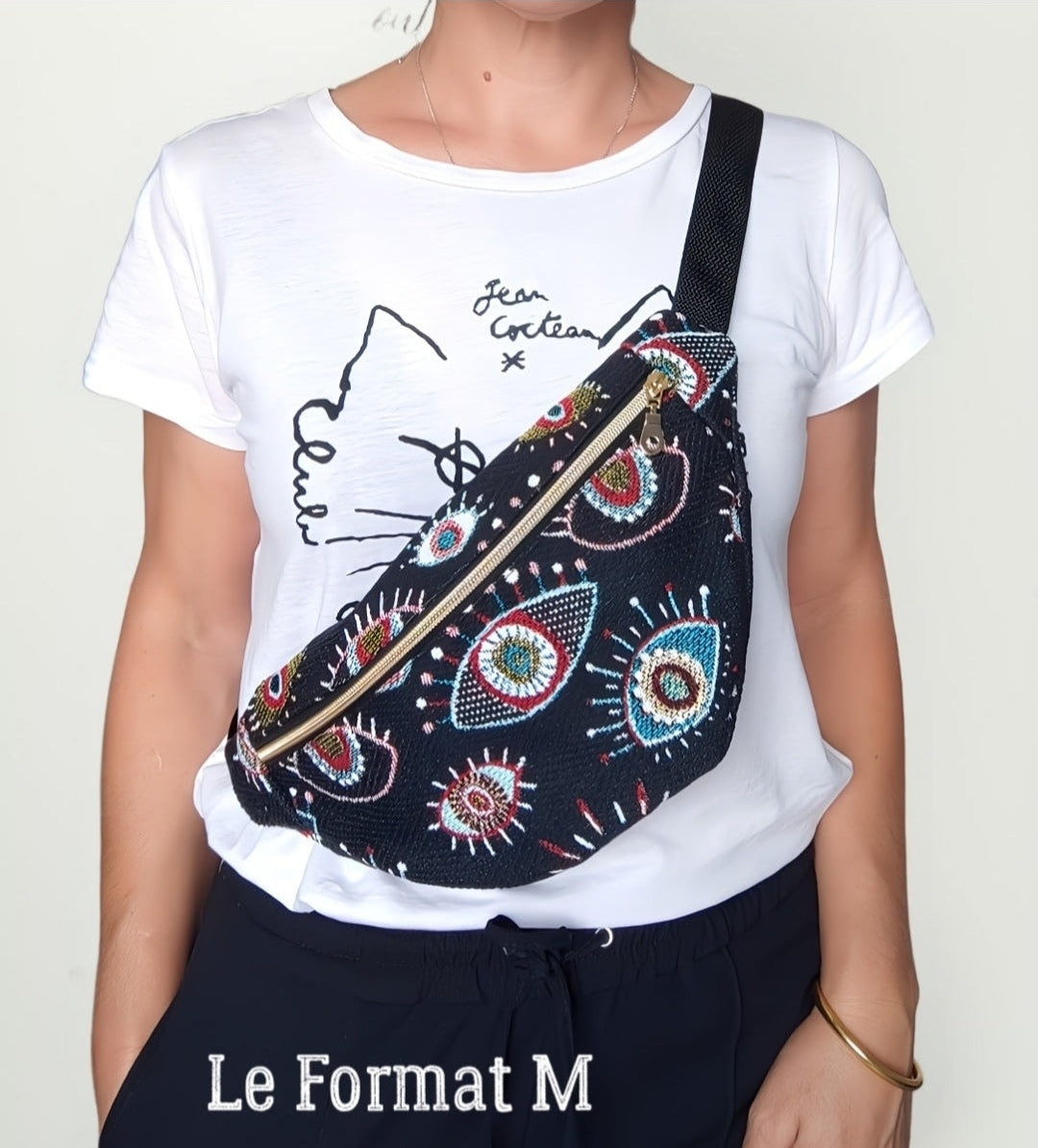 Sac Banane Regards Noir
