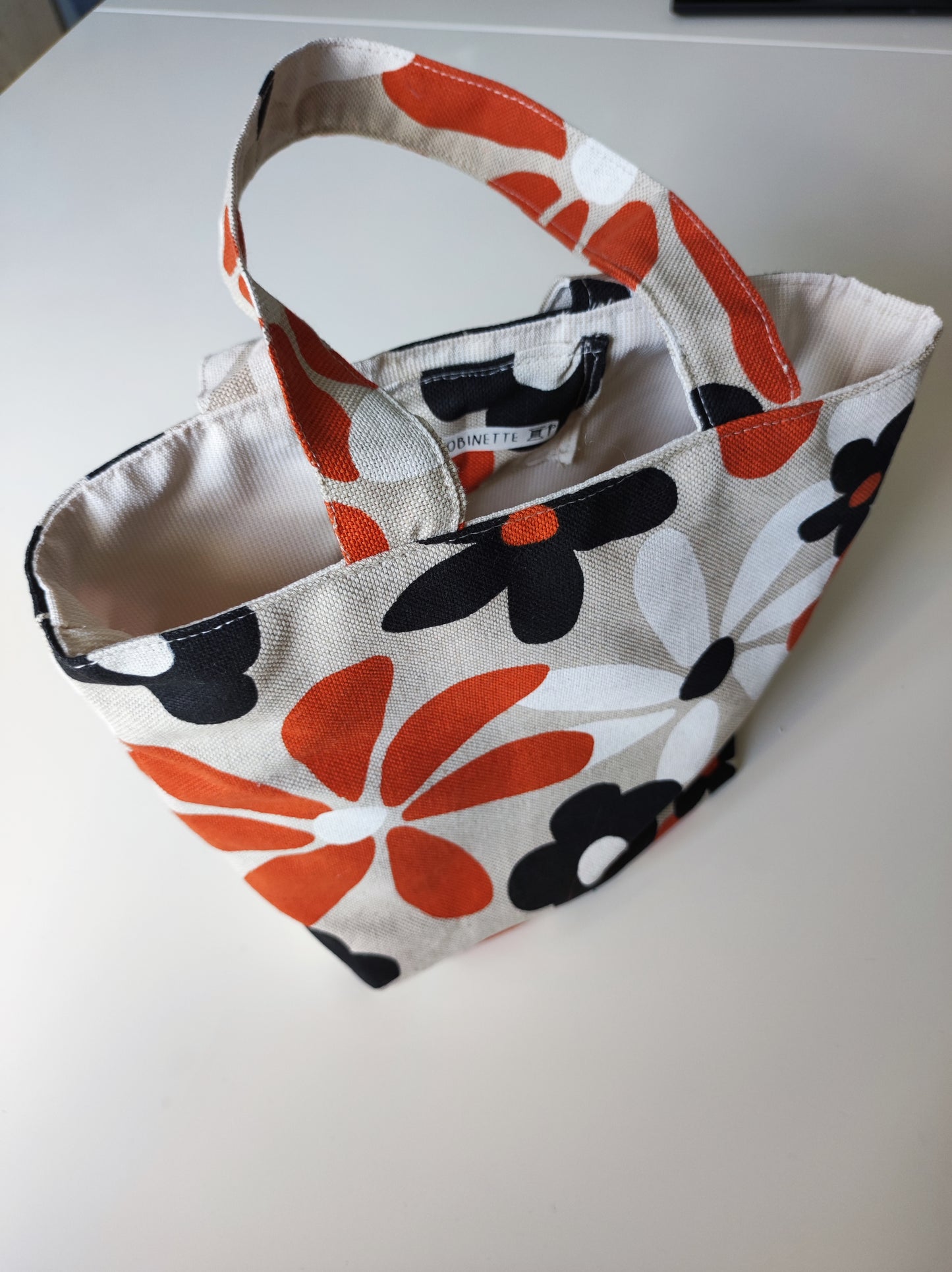 Mini Tote Bag Fleuri