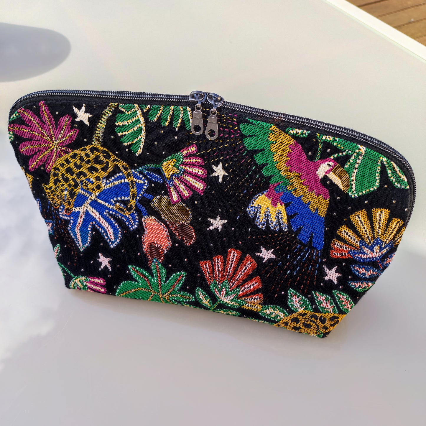 Trousse Grand Modèle Nomade Jacquard Brasil noire