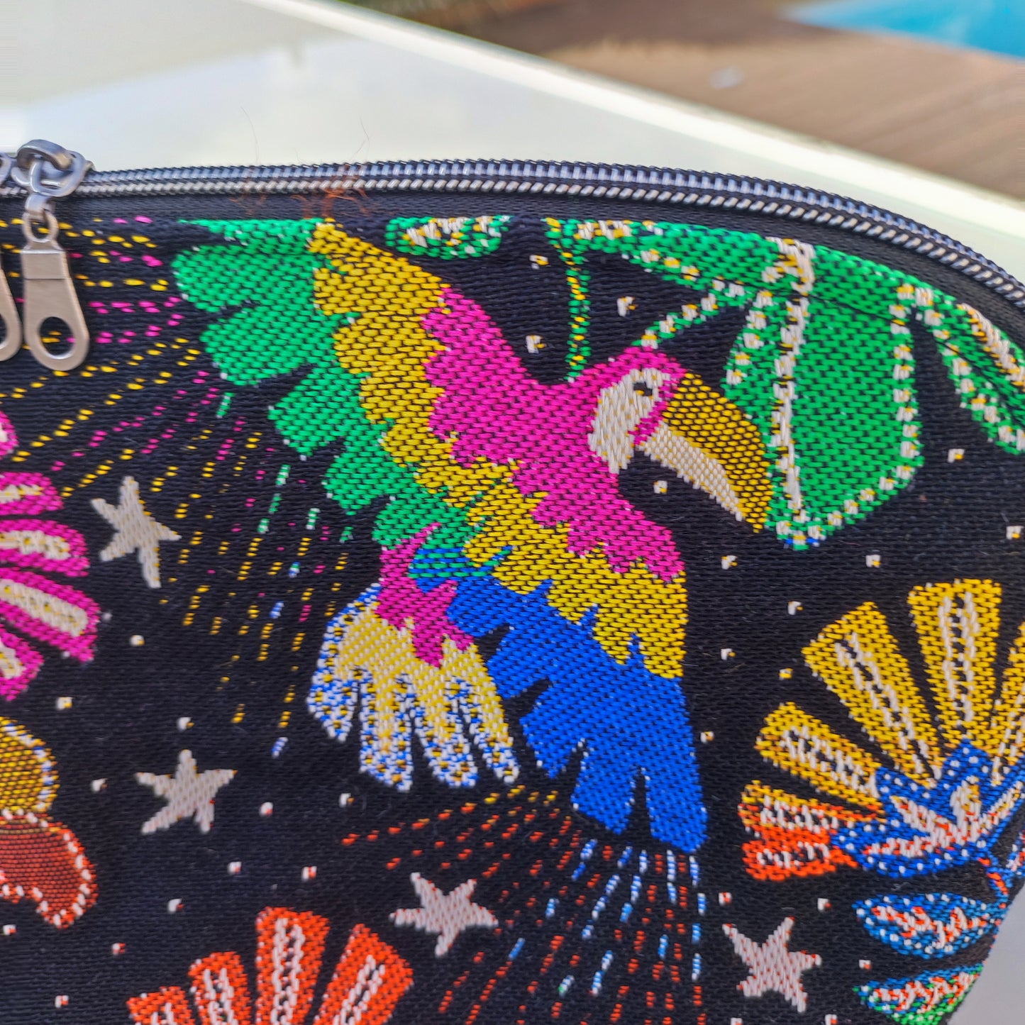 Trousse Grand Modèle Nomade Jacquard Brasil noire
