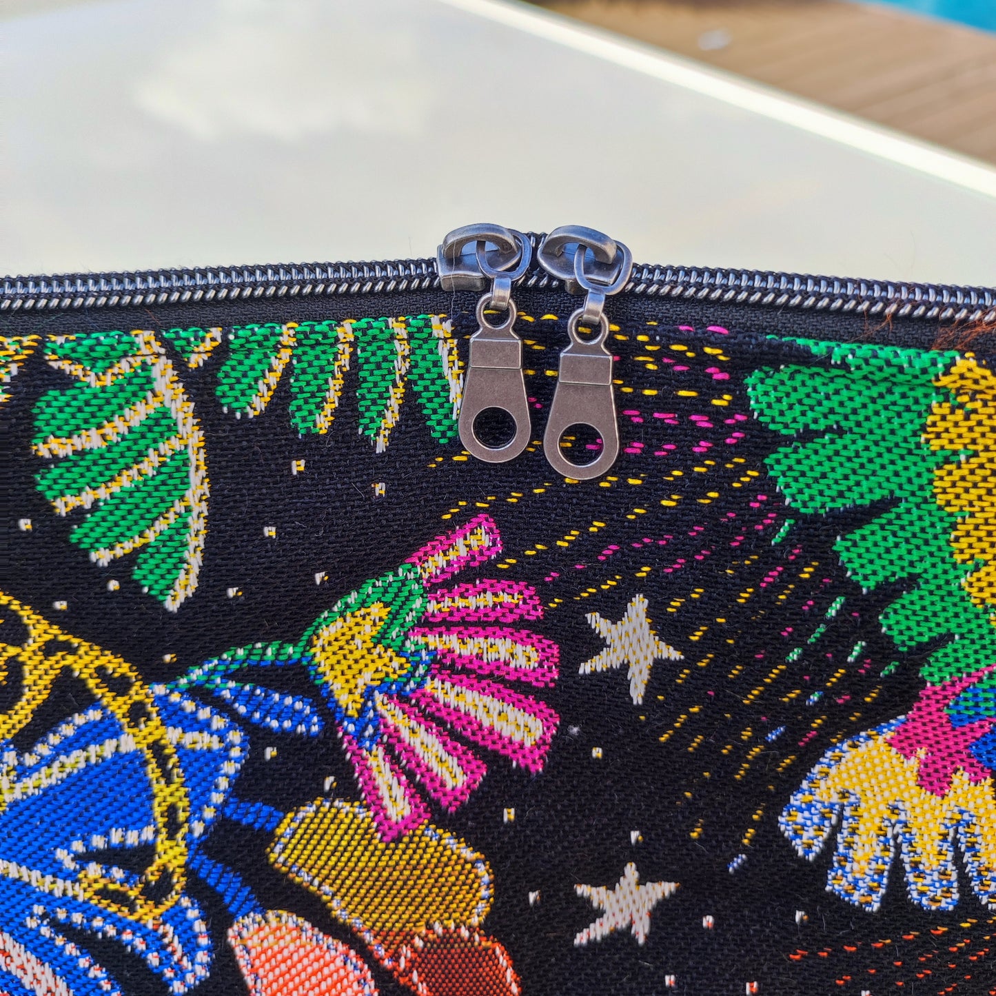 Trousse Grand Modèle Nomade Jacquard Brasil noire
