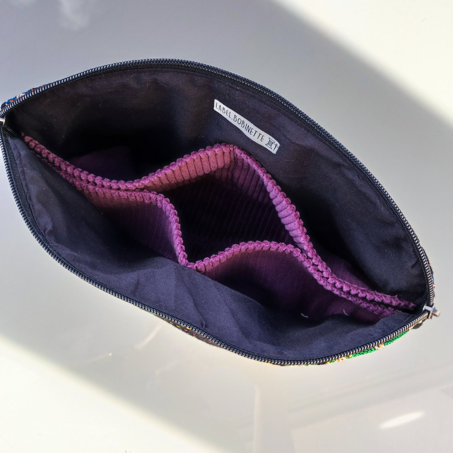 Trousse Grand Modèle Nomade Jacquard Brasil noire