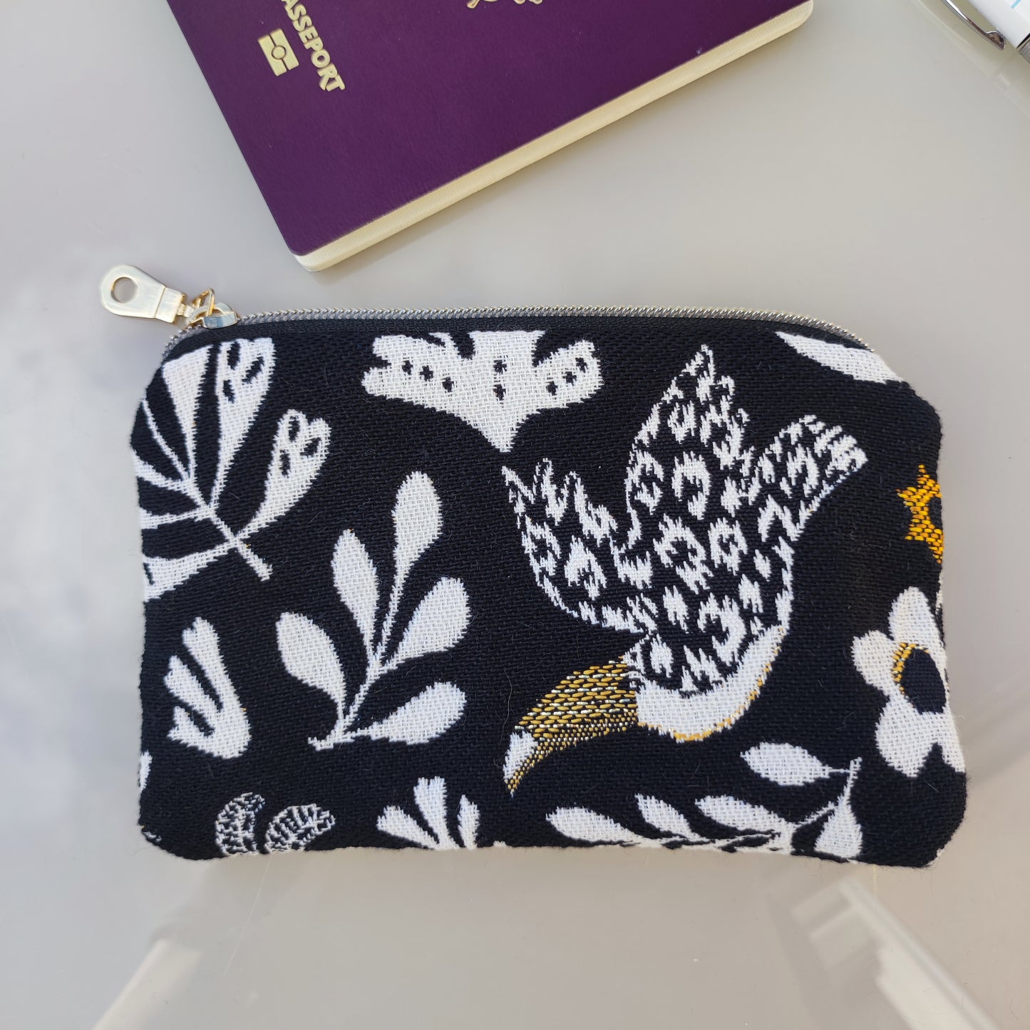 Porte carte ou porte monnaie Mage Noir