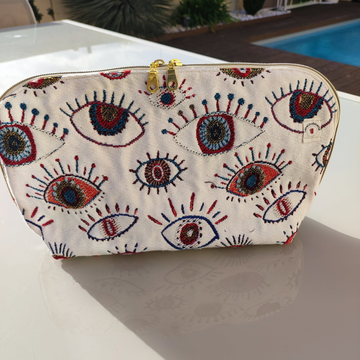 Trousse Grand Modèle Nomade Jacquard Regards