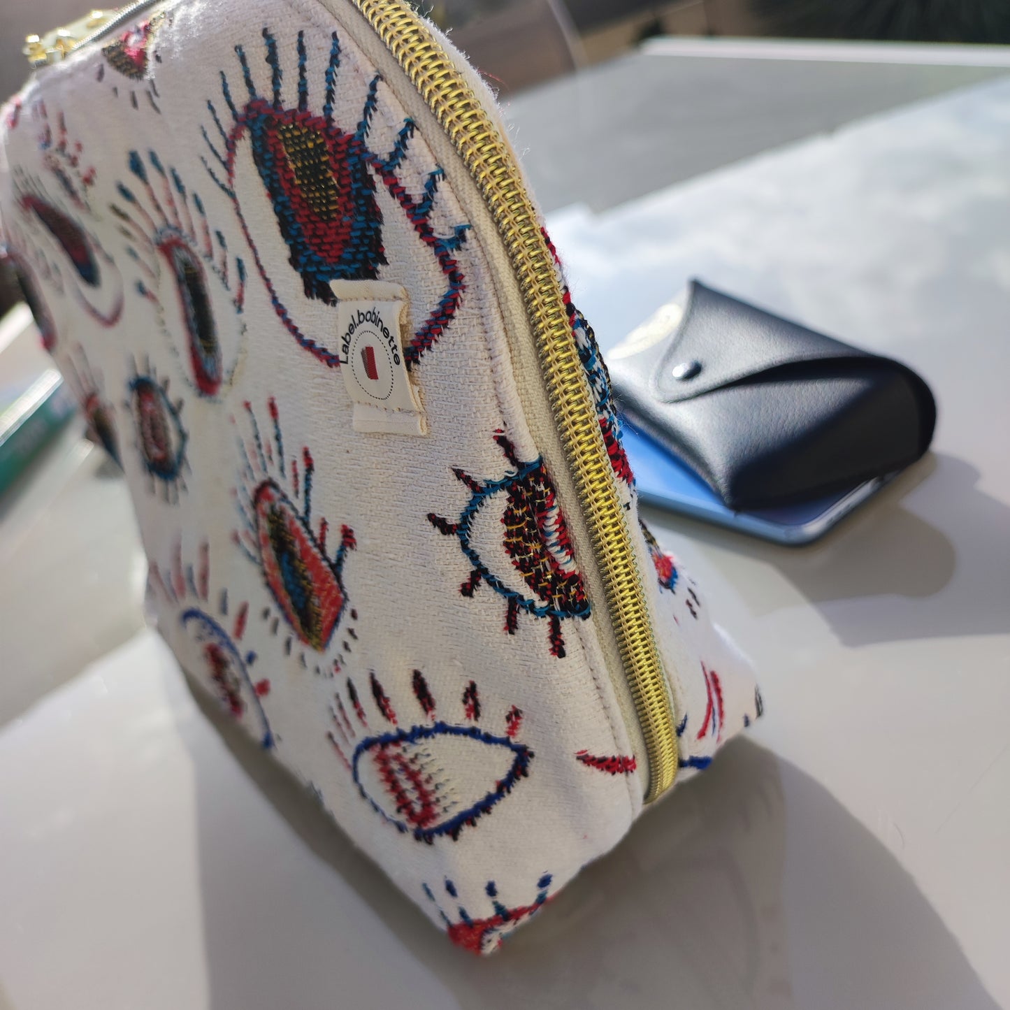 Trousse Grand Modèle Nomade Jacquard Regards
