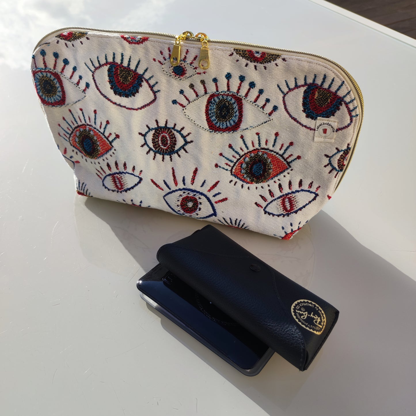 Trousse Grand Modèle Nomade Jacquard Regards