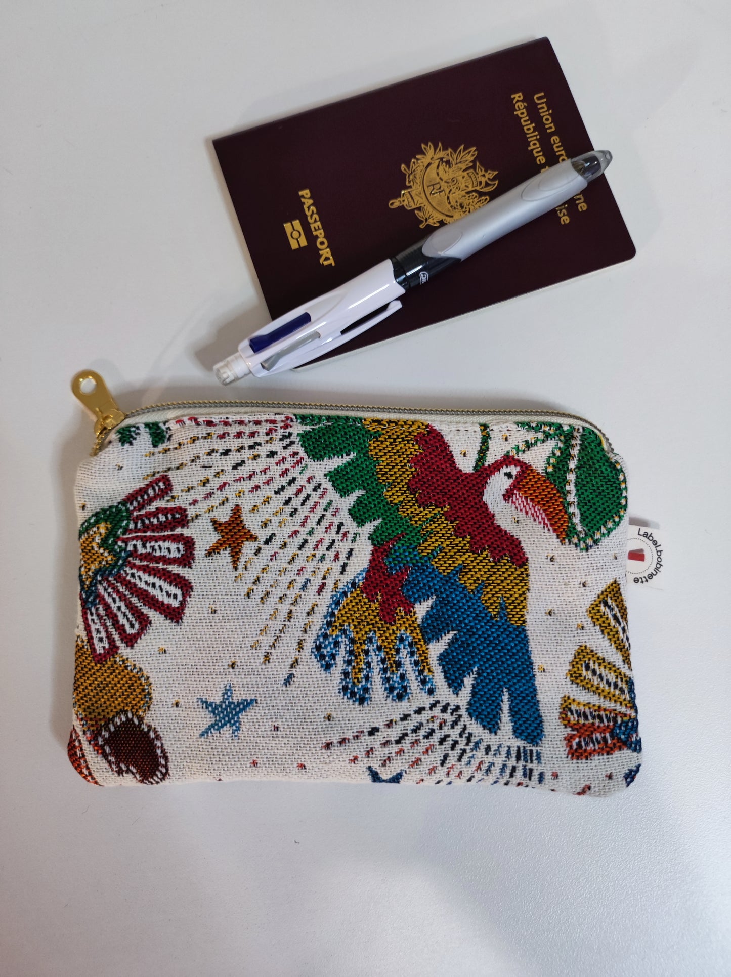 Porte-cartes Brasil blanc