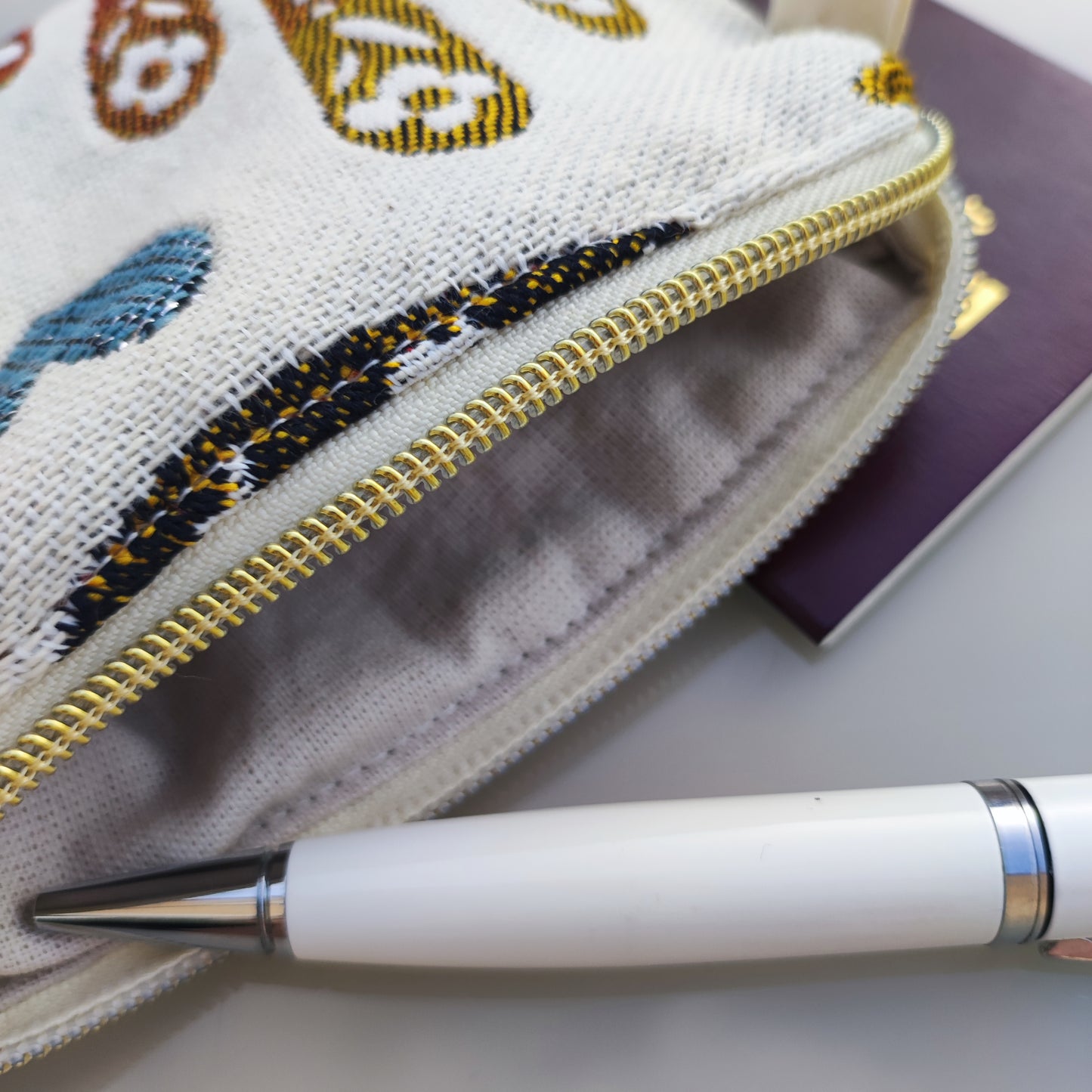 Porte-cartes jacquard Figueras