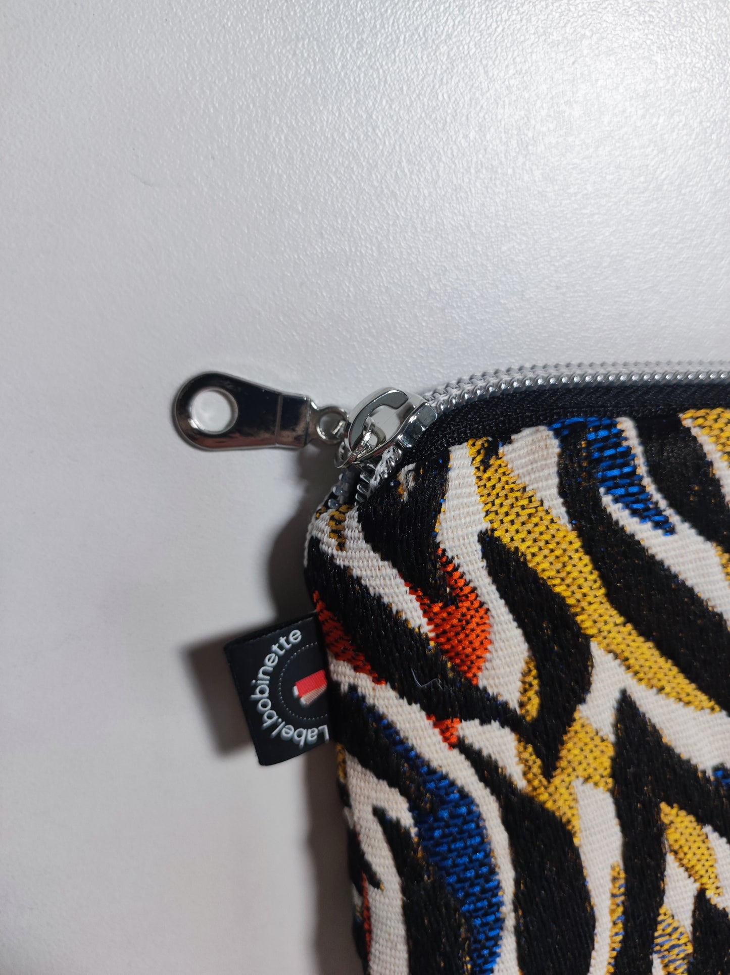 Porte monnaie ou porte- cartes Jacquard Zebro