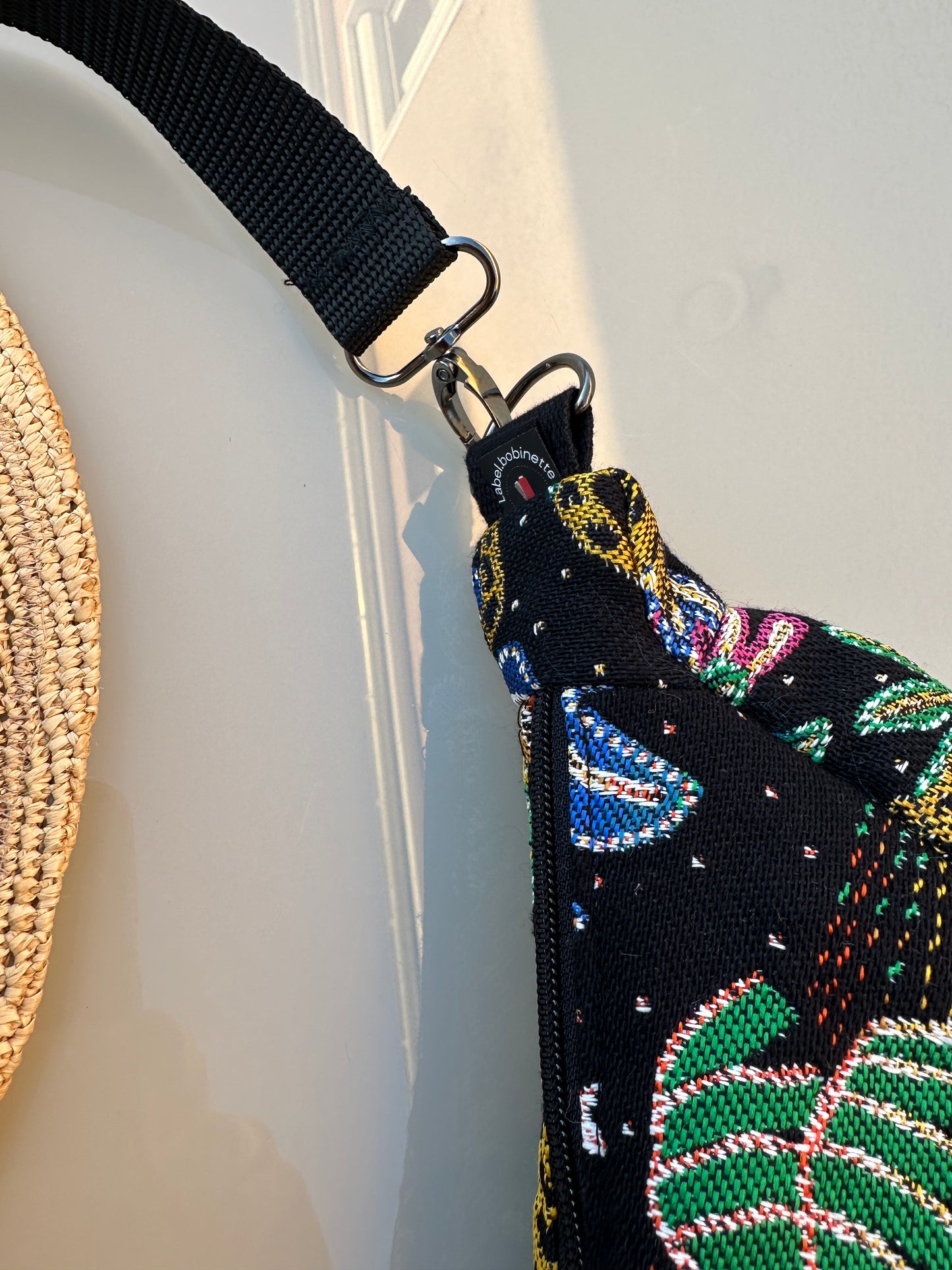 Sac demi-lune Jacquard Brasil