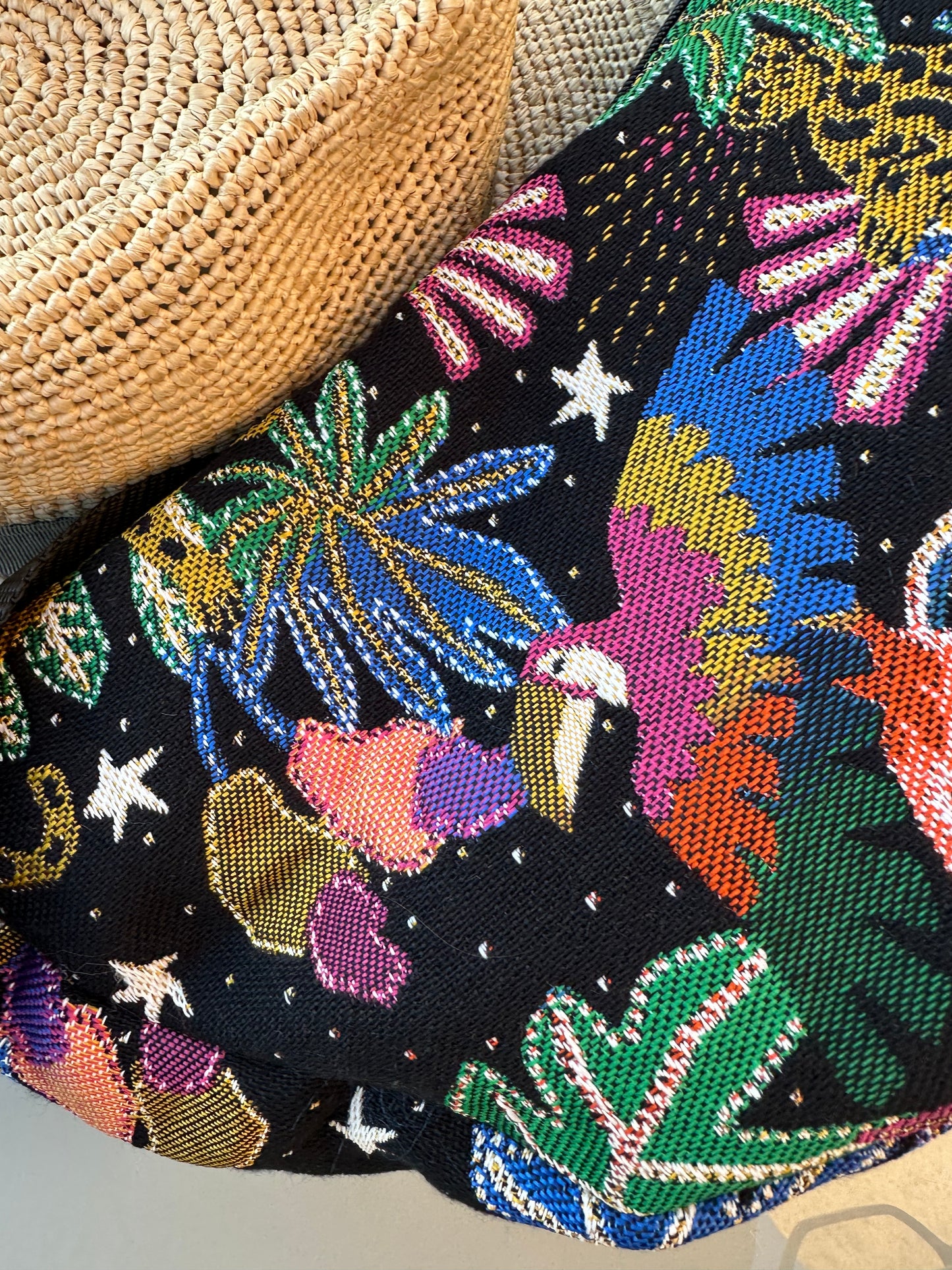 Sac demi-lune Jacquard Brasil