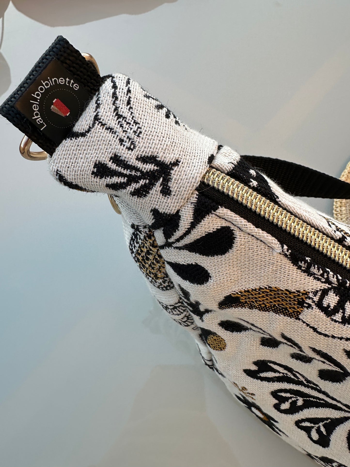 Sac demi-lune Jacquard Mage