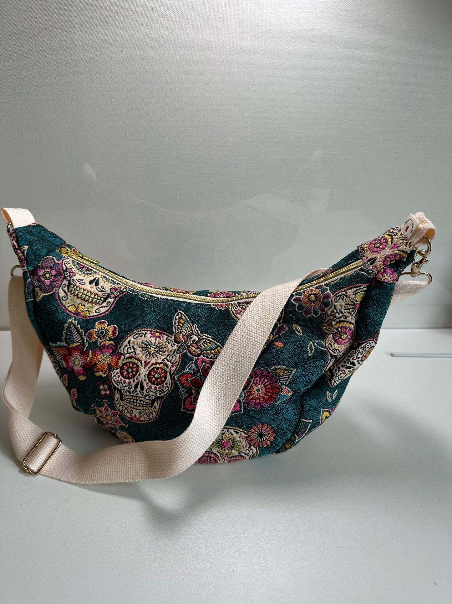 Sac demi-lune Jacquard Cristobal