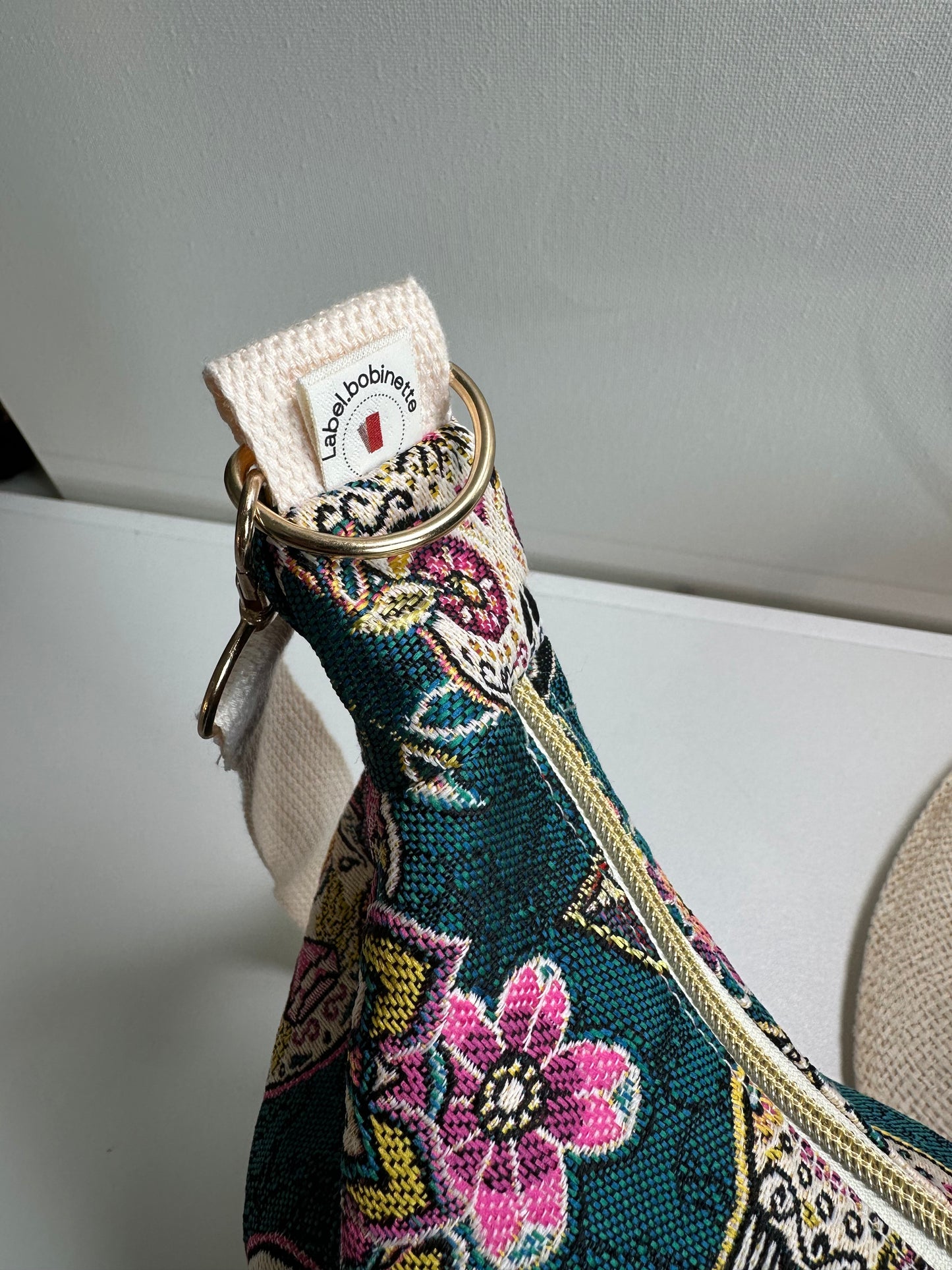 Sac demi-lune Jacquard Cristobal