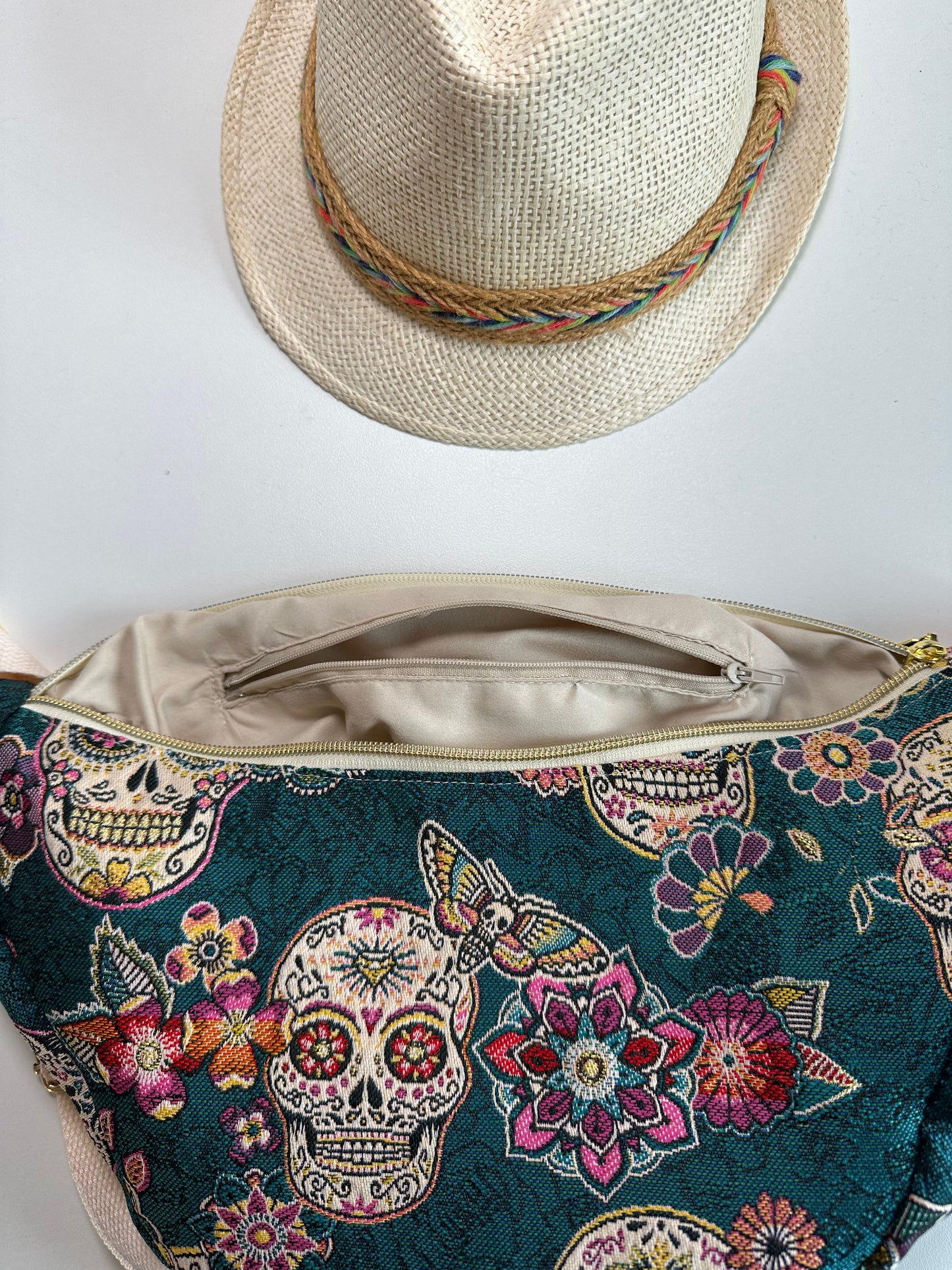 Sac demi-lune Jacquard Cristobal