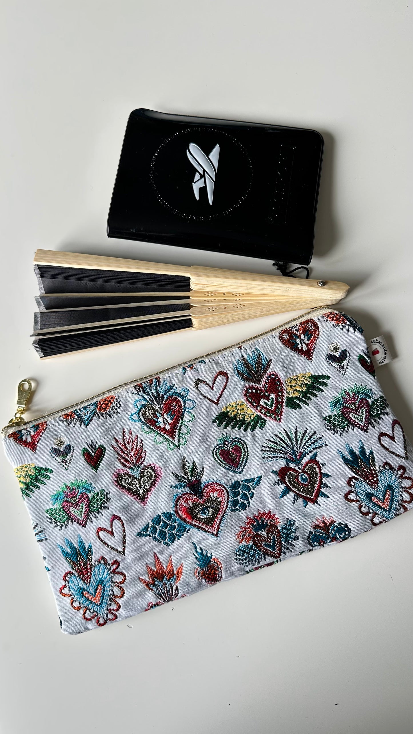 Pochette en Jacquard Corazon