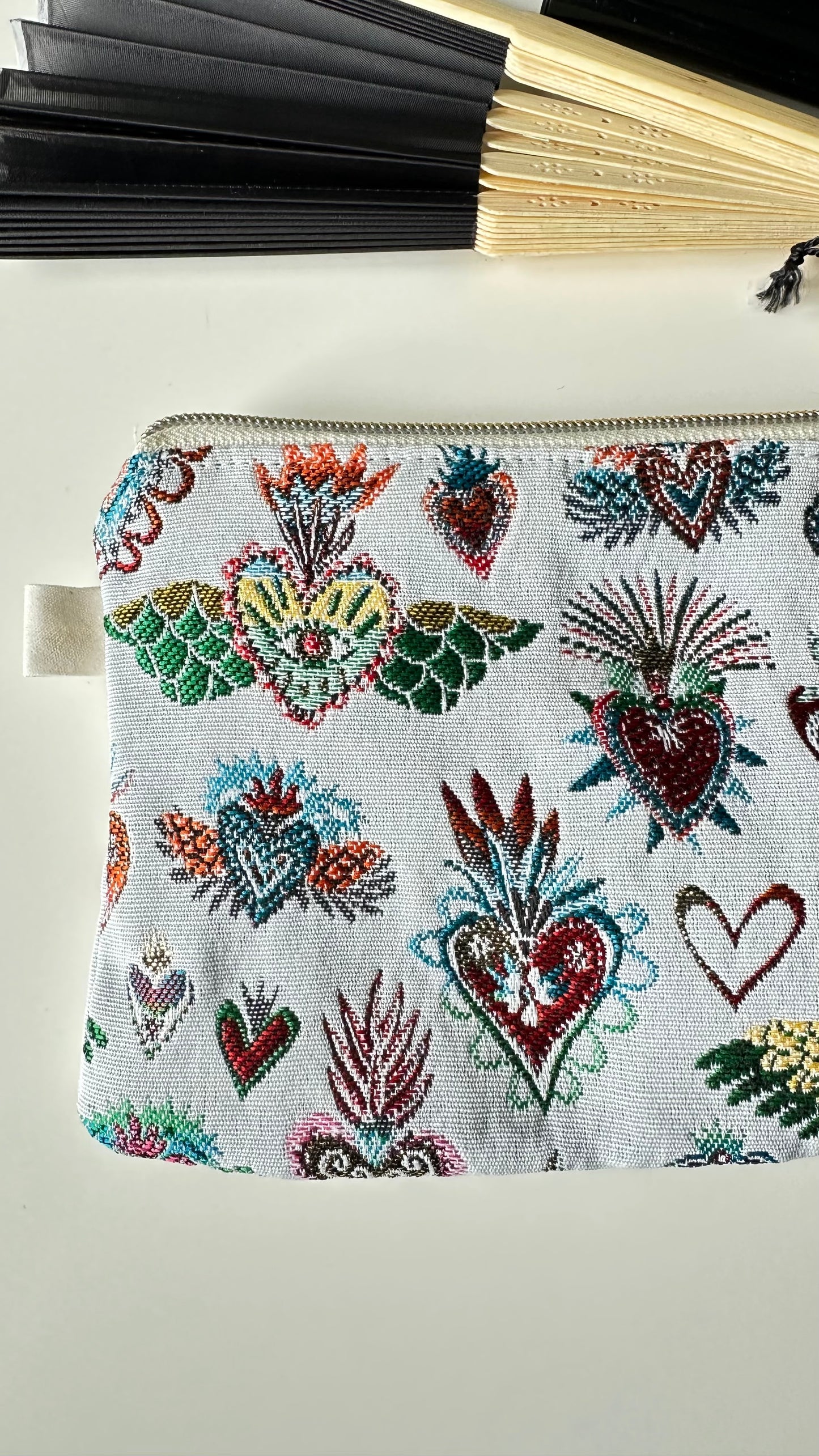 Pochette en Jacquard Corazon
