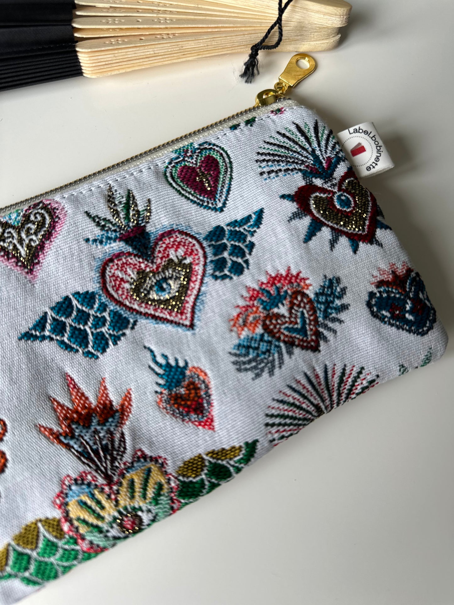 Porte- cartes jacquard Corazon