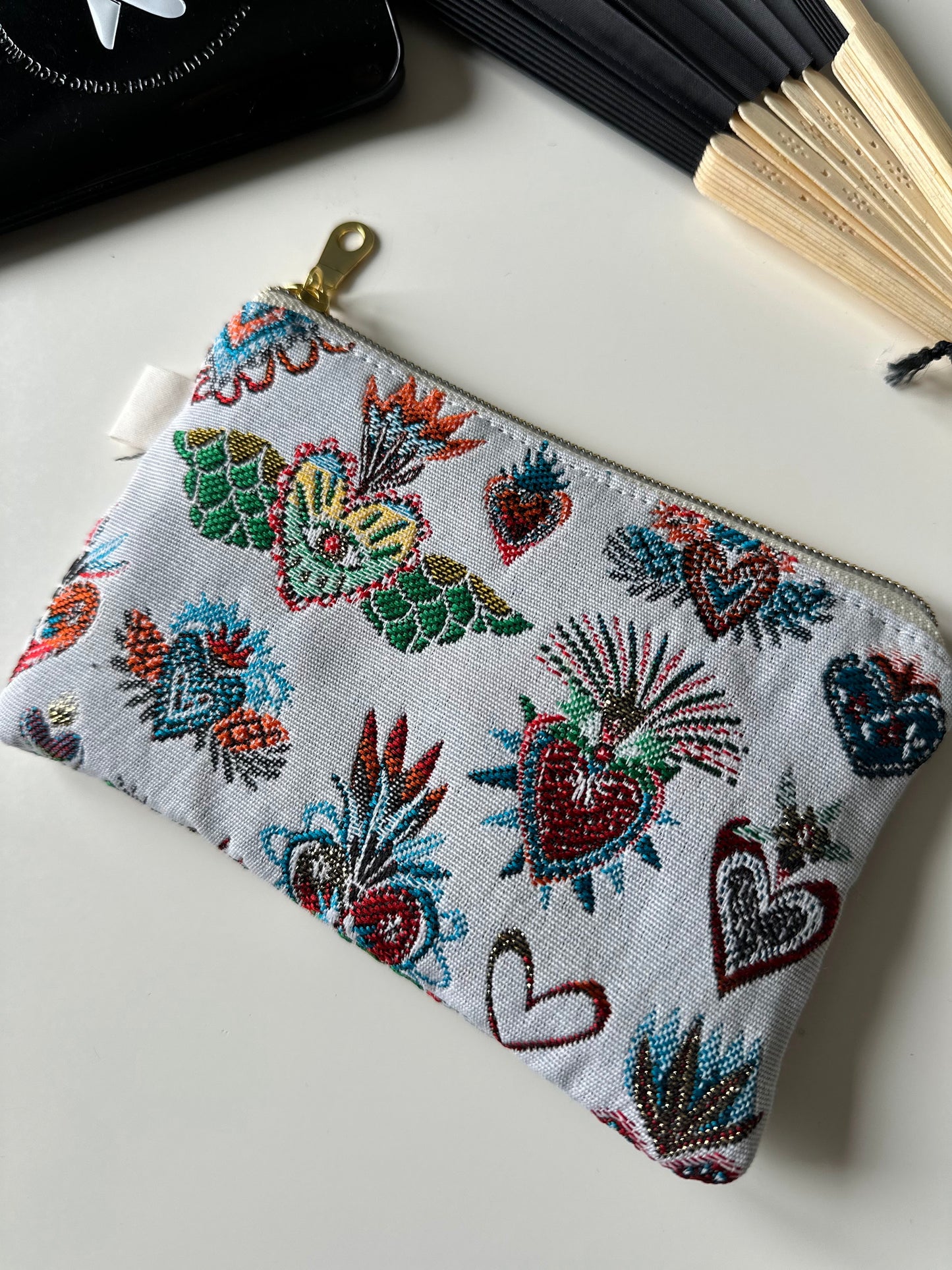 Porte- cartes jacquard Corazon