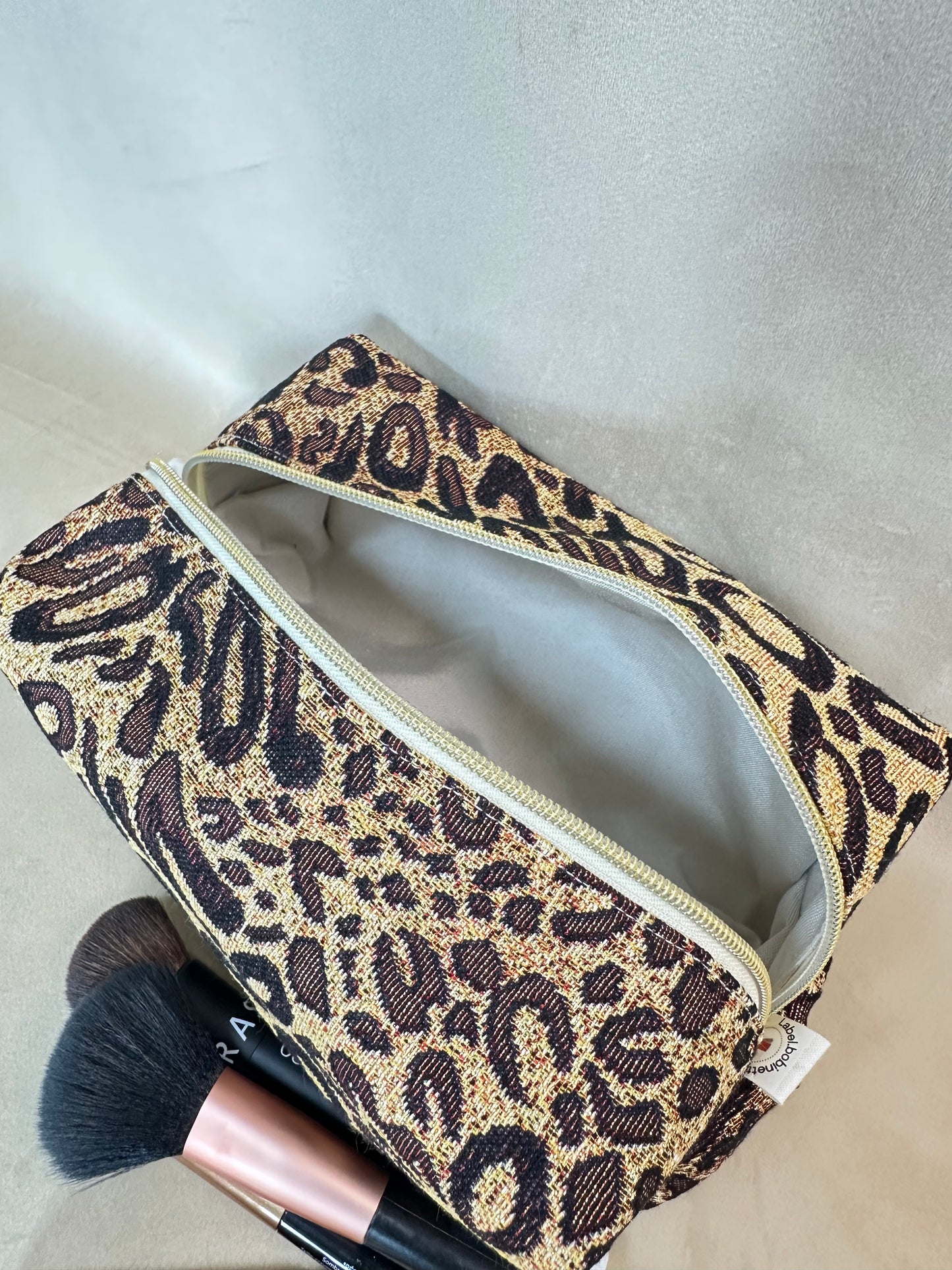 Trousse de toilette Léopard irisé