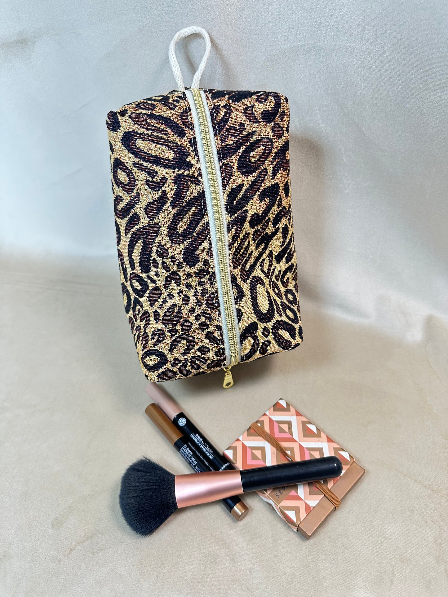 Trousse de toilette Léopard irisé