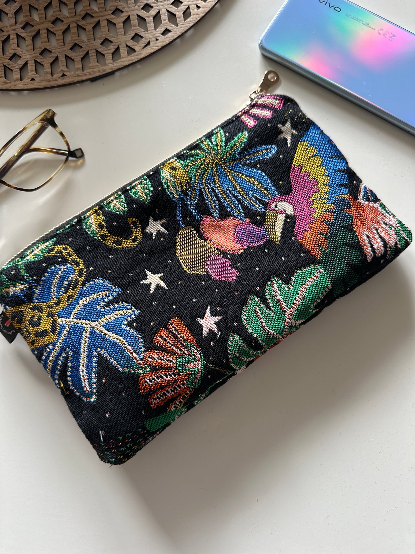Pochette jacquard Corazon Brasil