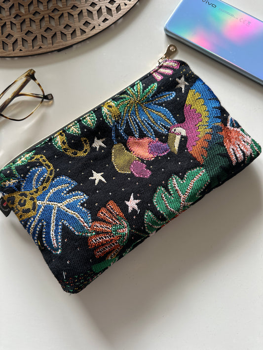 Pochette jacquard Corazon Brasil