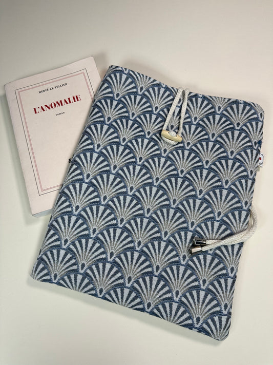 Pochette à livre jacquard Écailles