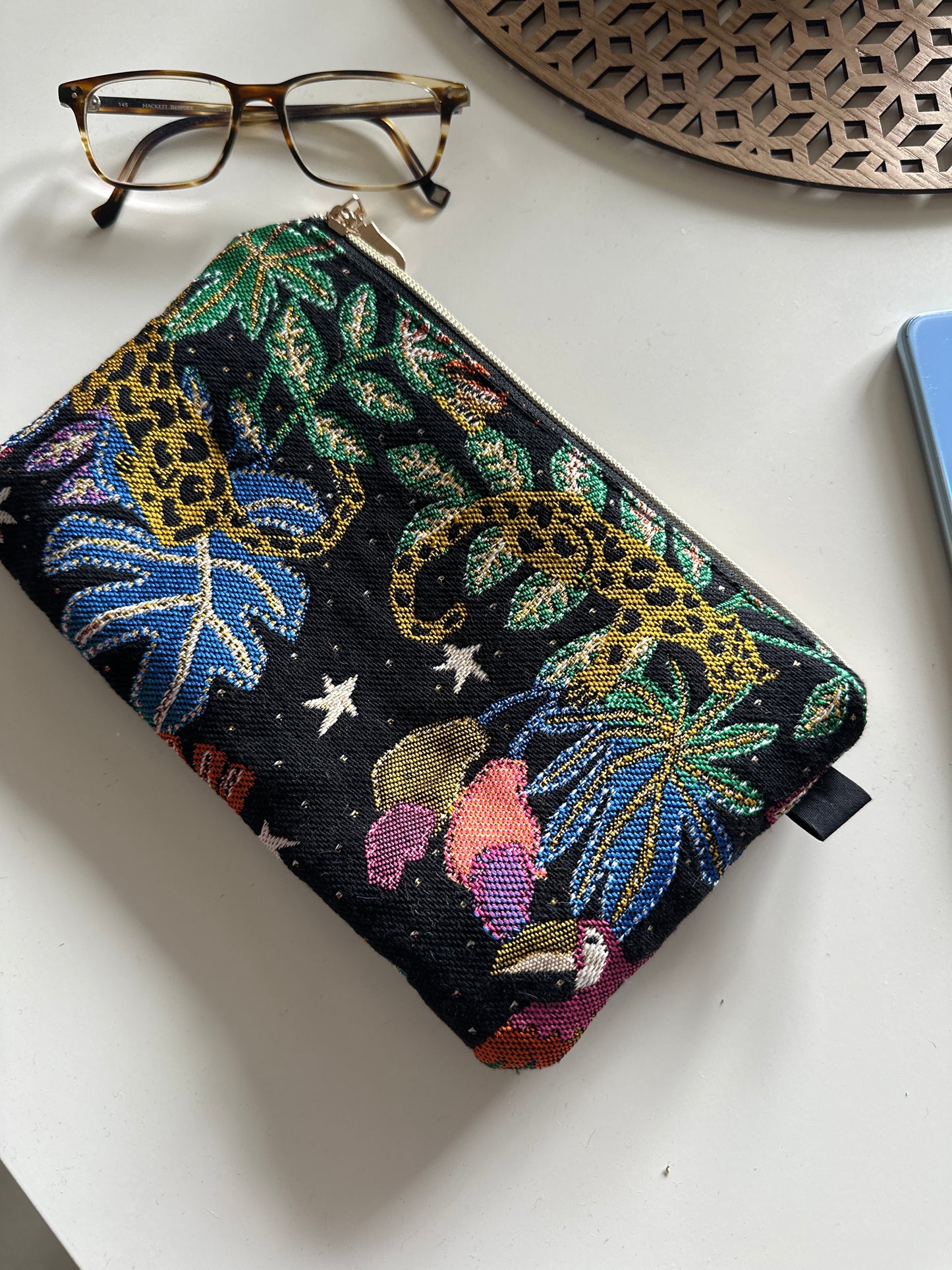 Pochette jacquard Corazon Brasil