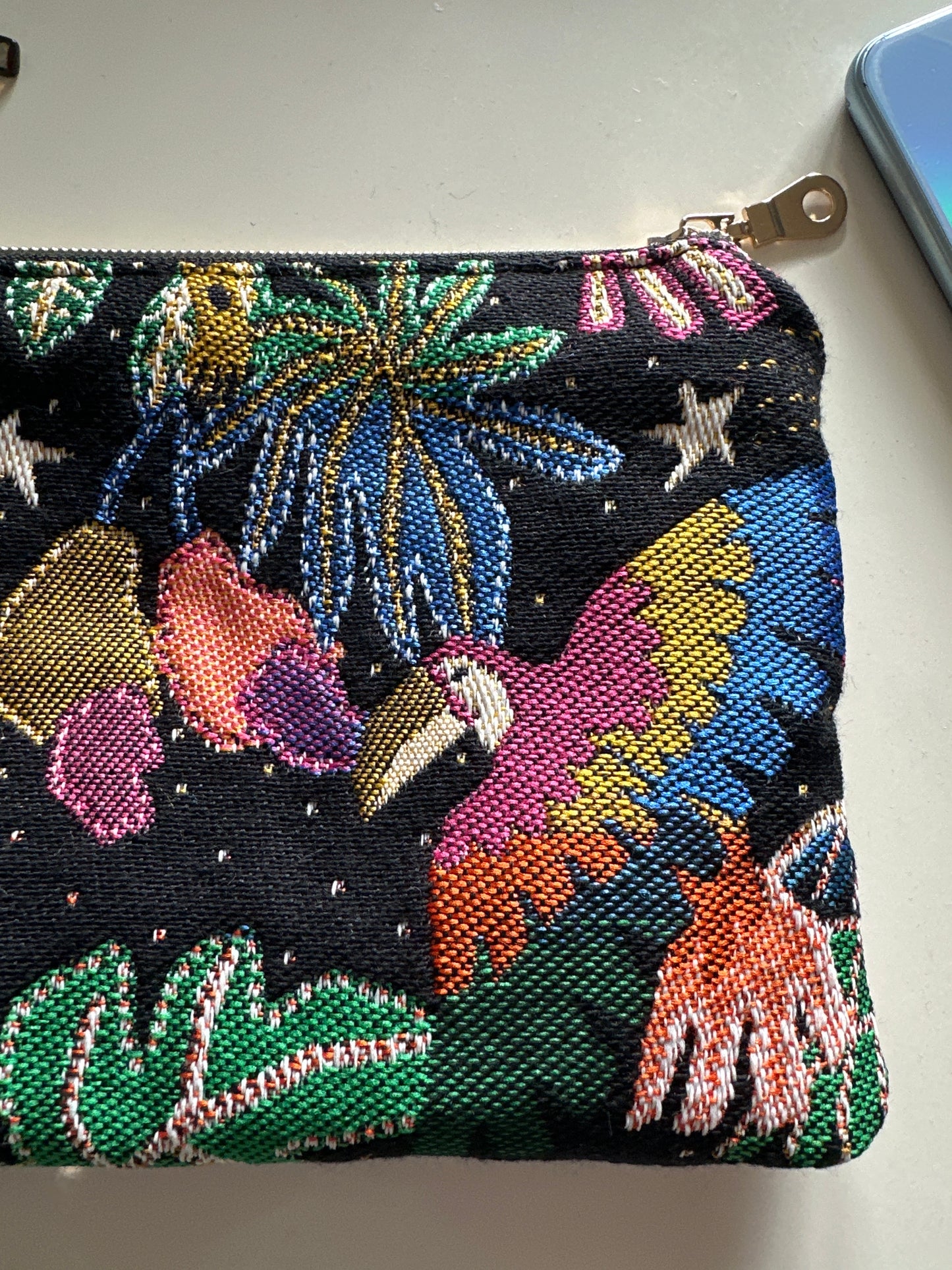 Pochette jacquard Corazon Brasil