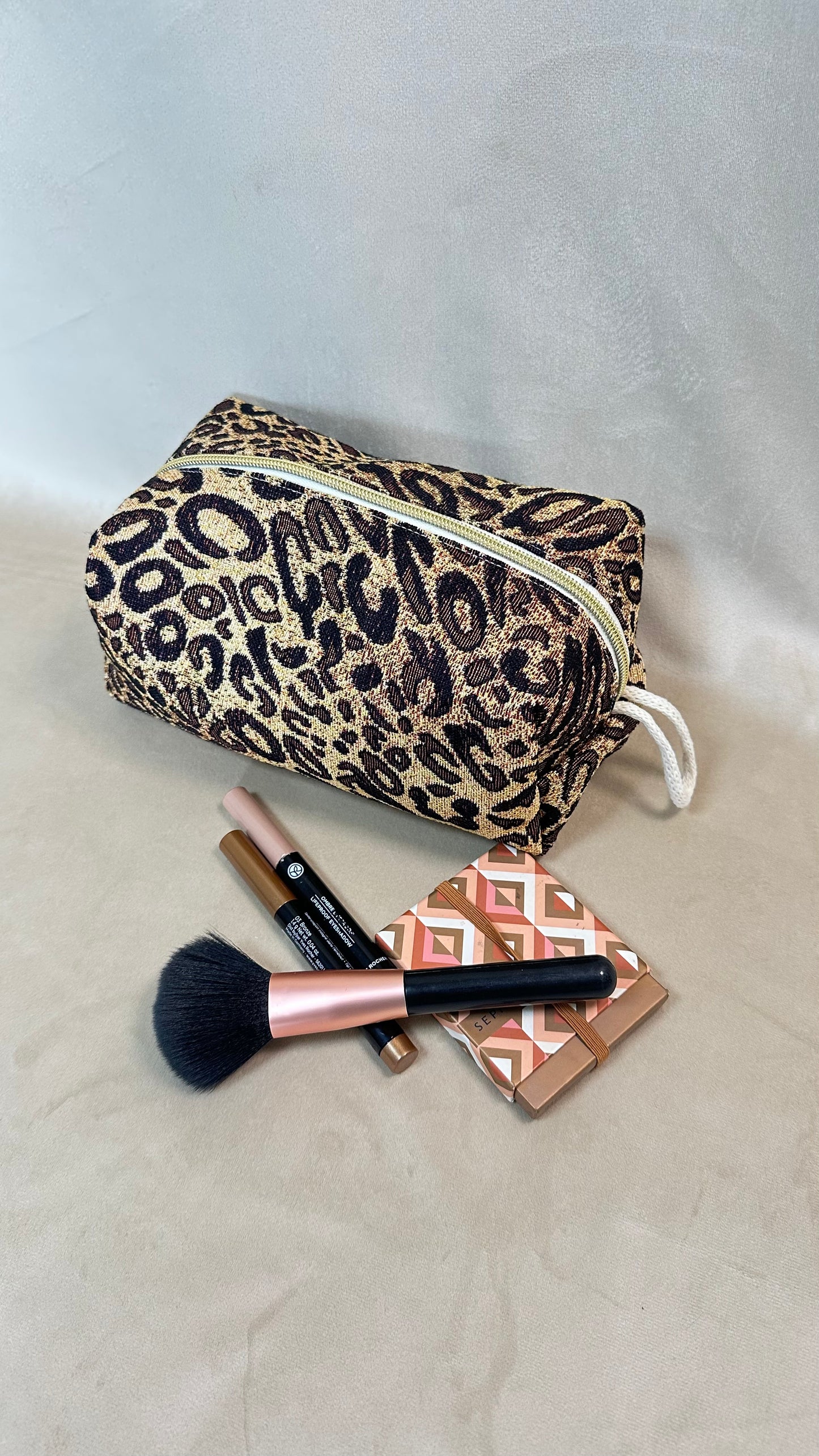 Trousse de toilette Léopard irisé