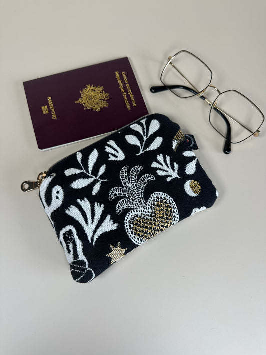 Porte carte Mage Noir