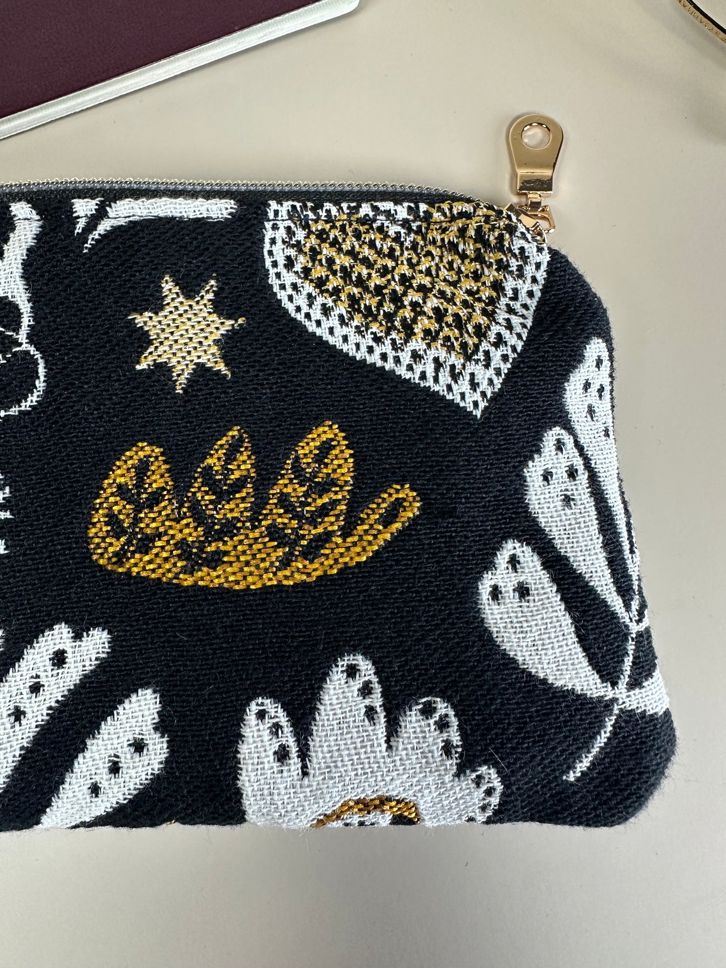 Porte carte Mage Noir