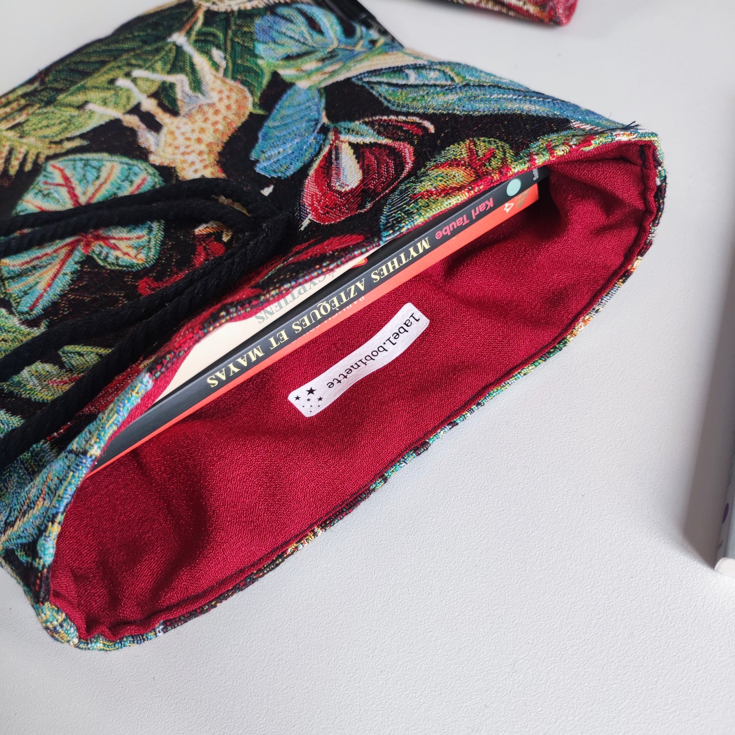 Pochette et trousse Jacquard Jungle