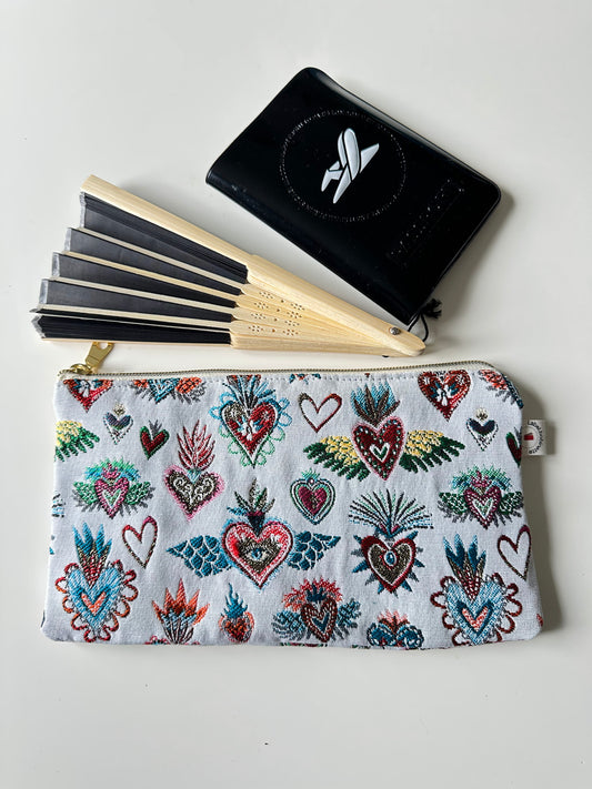 Pochette en Jacquard Corazon
