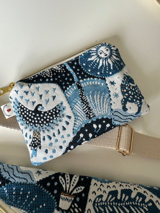 Porte- cartes jacquard Tucan