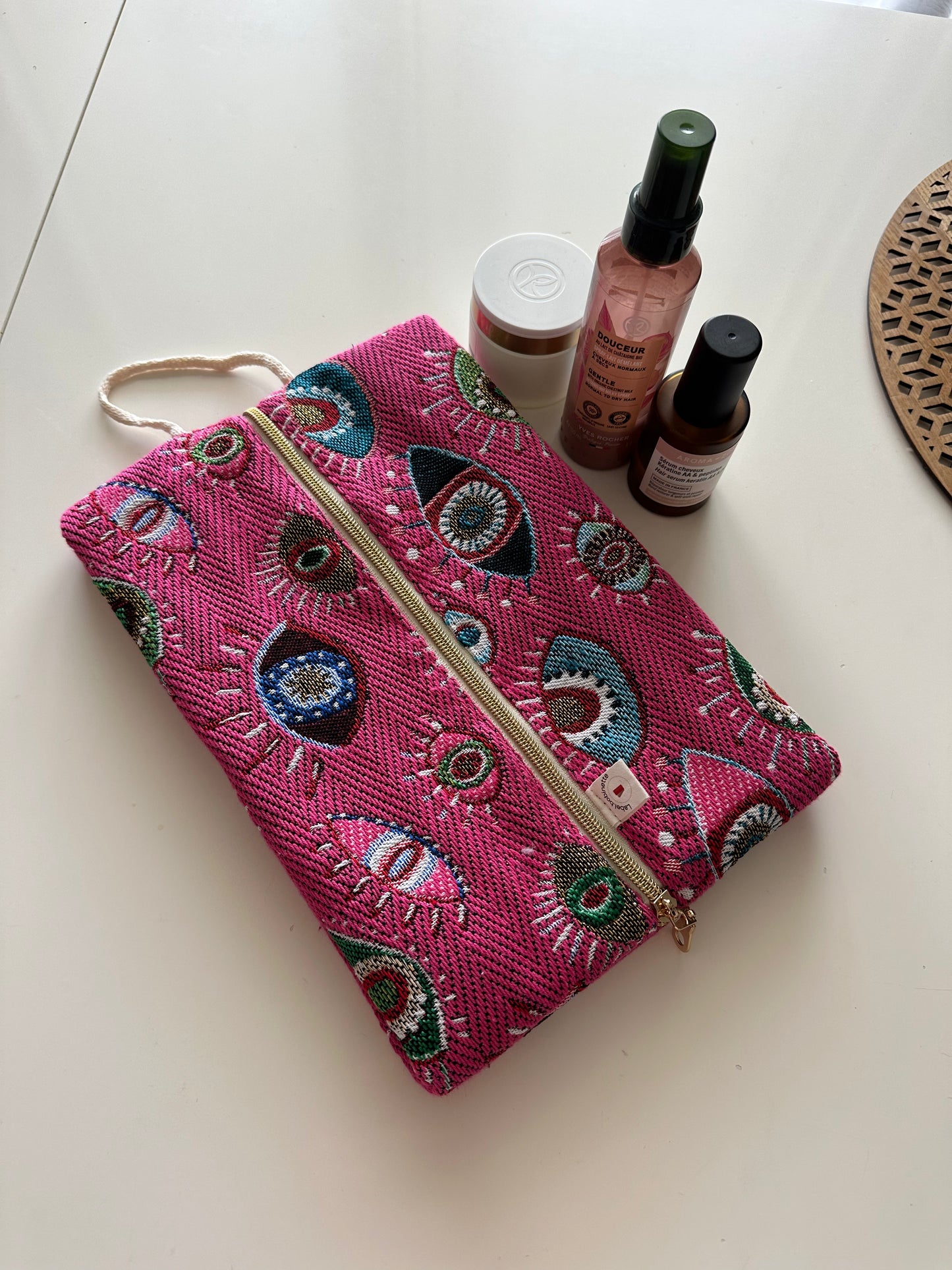 Trousse de toilette Slim Regards Rose